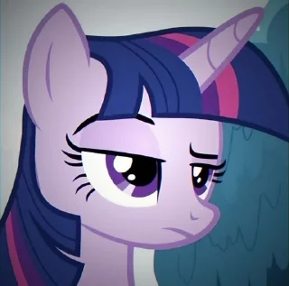 Telegram sticker 🤨 twilight sparkle :: @fStikBot
