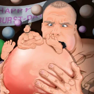 Telegram sticker 🫃 Больше не влезает