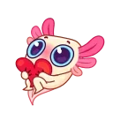 Video sticker 🥰 Axolotl