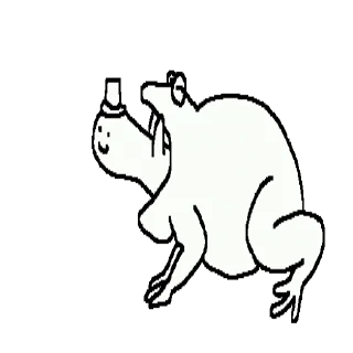 Video sticker 💩 Crazy White @stickerstgrm