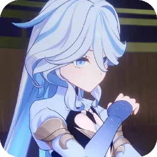 Telegram sticker 👄 #Genshin Impact_Focalors/Furina🦋
