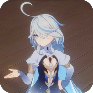 Telegram sticker 📖 #Genshin Impact_Focalors/Furina🦋