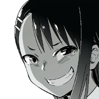 Telegram sticker 😏 Nagatoro san @stickers_you_were_looking_for