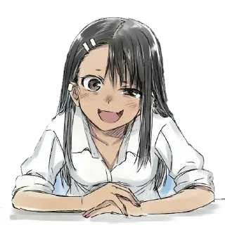 Telegram sticker 🤨 Nagatoro san @stickers_you_were_looking_for
