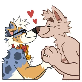 Telegram sticker 👃 🦊 @cutekindstickers · @AussieBlep, Coyle! 🍁