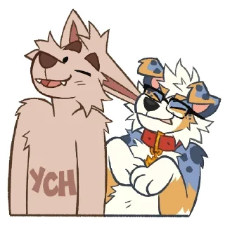 Telegram sticker 🍁 🦊 @cutekindstickers · @AussieBlep, Coyle! 🍁