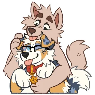 Telegram sticker 🍁 🦊 @cutekindstickers · @AussieBlep, Coyle! 🍁