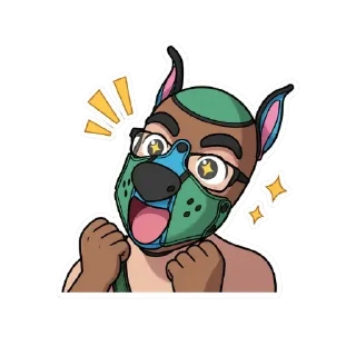 Video sticker 😁 Pup Dax