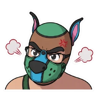 Sticker 🤬 Pup Dax