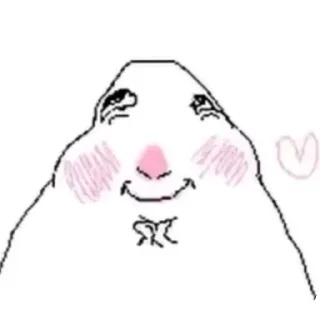 Telegram stiker ❤ hamster
