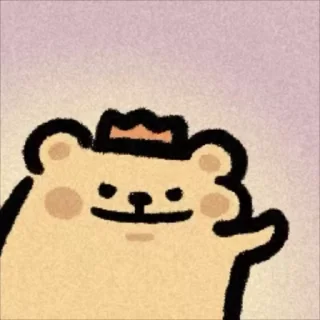 Video sticker 😋 云爹的小熊虫