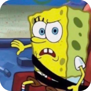 Telegram stiker 🫥 spongepics :: @fStikBot