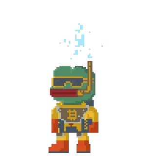 Sticker 😜 PEPE PIXEL STAMP BY KAWABANGGA
