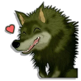 Video sticker ❤️ Gabu The Wolf