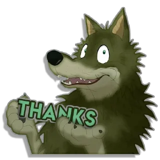 Telegram stiker 👍 Gabu The Wolf