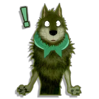 Telegram stiker 😲 Gabu The Wolf