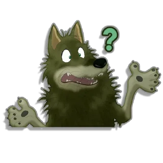 Telegram stiker 😕 Gabu The Wolf