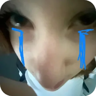 Telegram sticker 😭 ритус🫰