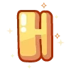 Sticker 🔠 💛 жёлтый 🤙 @cute_enot_art