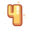 Sticker 🔠 💛 жёлтый 🤙 @cute_enot_art