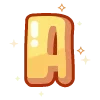 Sticker 🔠 💛 жёлтый ...