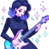 Sticker 🎸 pixel space game @cute_enot_art