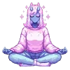 Sticker 🧘 pixel space game @cute_enot_art