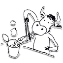 Телеграм стикер 🍲 Jib Kodi Doodles