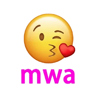 Telegram sticker 😘 basic201