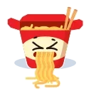 Video sticker 🤮 Food @Stickersnew