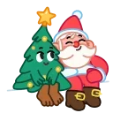 Telegram sticker 😏 Jolly Santa