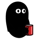 Sticker ☕️ Complete blackness by @s0untitled