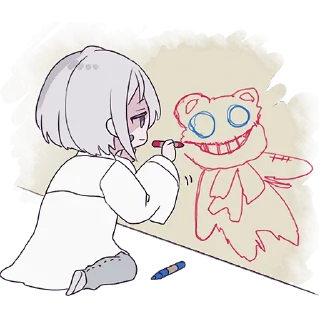 Video sticker ✍ Тестовый кун 2 @Nyasticks