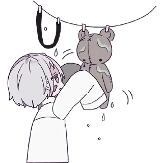 Telegram sticker 🧸 Тестовый кун 2 @Nyasticks