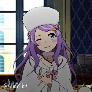Telegram sticker 🦊 ᗷY @ahMshY 𓉮 . Anastasia Hoshin
