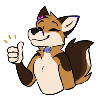 Telegram sticker 👍 Fawxpaw Moods