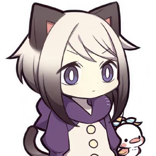 Telegram sticker 😶 Сиамская кошечка 3 @Nyasticks