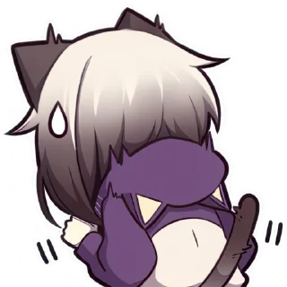 Telegram sticker 😣 Сиамская кошечка 3 @Nyasticks