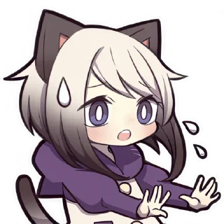 Telegram sticker 😦 Сиамская кошечка 3 @Nyasticks