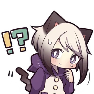 Telegram sticker 🤨 Сиамская кошечка 3 @Nyasticks