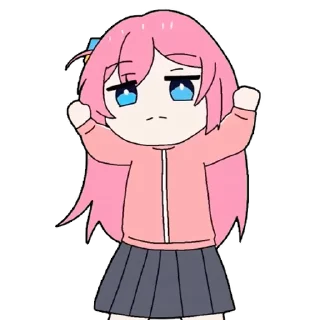 Video sticker 🥳 Lonely lonely eva @animestickerchannel