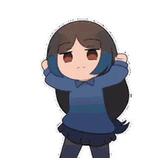 Video sticker 💃 Lonely lonely eva @animestickerchannel