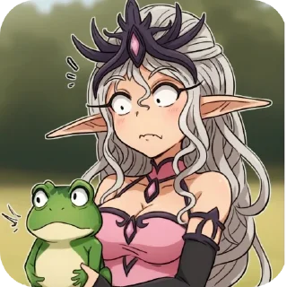 Telegram sticker 😲 Слааняша(Slaanya)