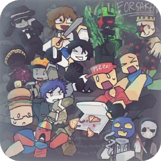 Telegram sticker 📖 Forsaken stikckers