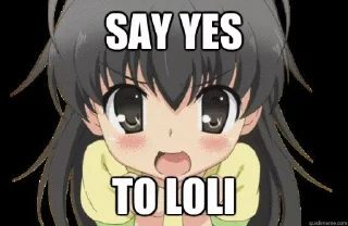 Sticker ☝ Loli pack @animugardenindex