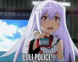 Telegram stiker 👮 Loli pack @animugardenindex