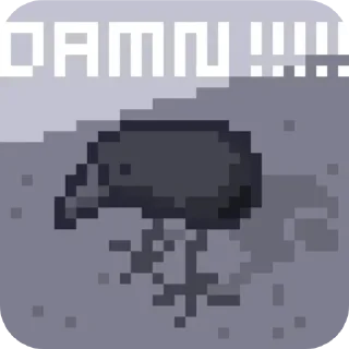 Sticker 🔳 DAMN!!!!!!!!