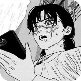 Телеграм стикер 👍 Chainsaw man