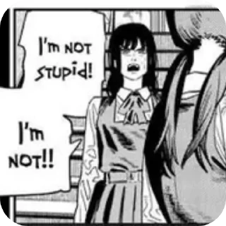 Телеграм стикер 🖼 Chainsaw man