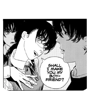 Телеграм стикер 👍 Chainsaw man